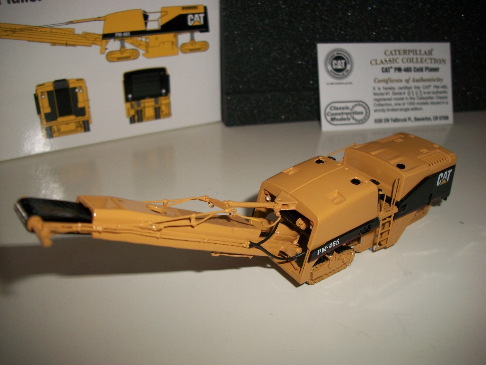 CCM Cat PM-465 Cold Planer All Brass 1:87 #165 Of 1000
