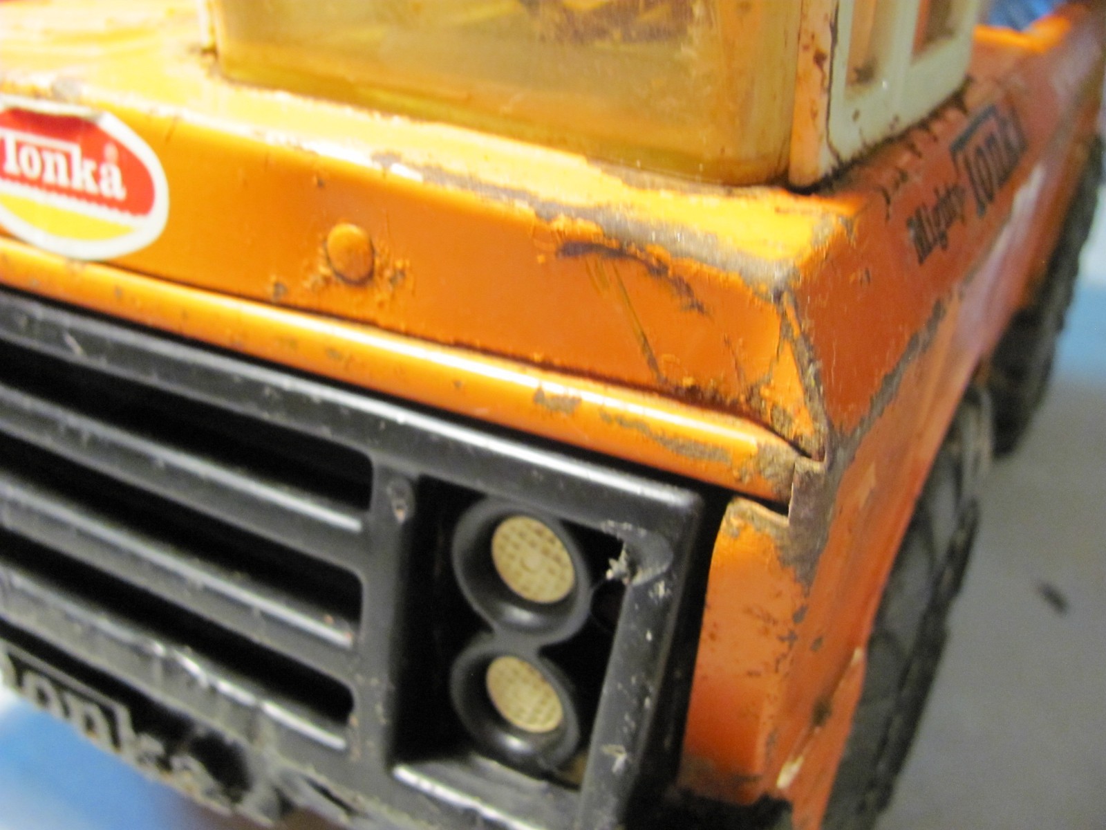 1970’s Mighty Tonka Orange Tow Truck.
