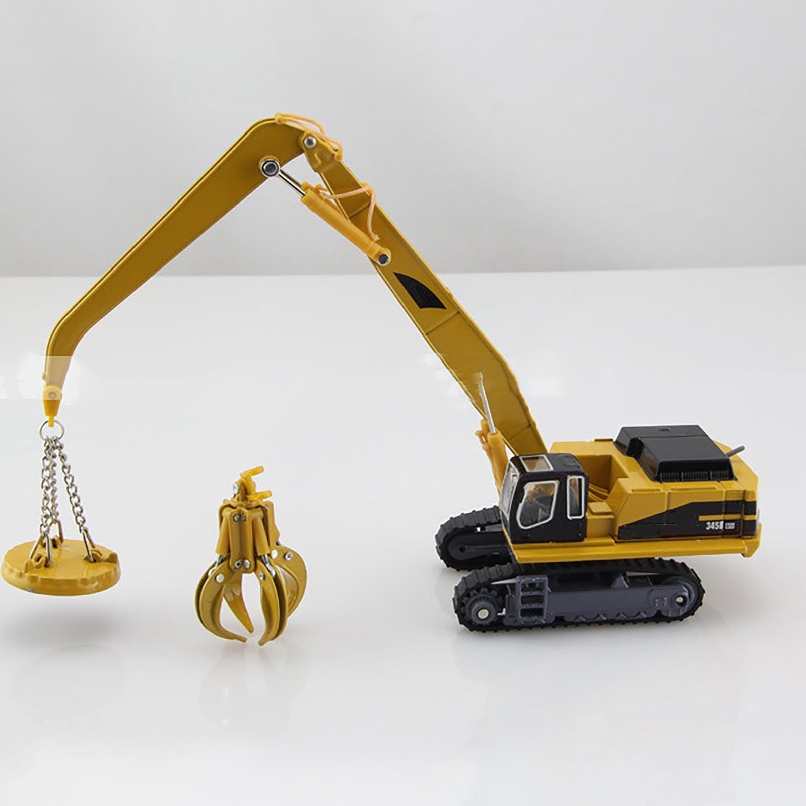 High Simulation 8cm Diecast Alloy 1/87 Metal Material Handling Vehicle Model