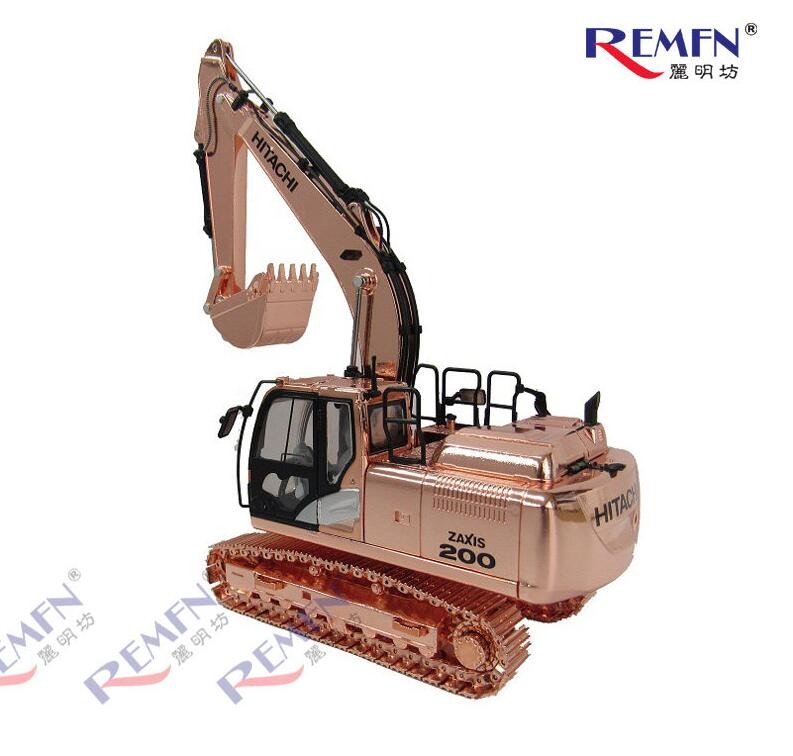 1:50 ZX200-6 Pink Excavator Construction engineering Vehicle Alloy Truck Model