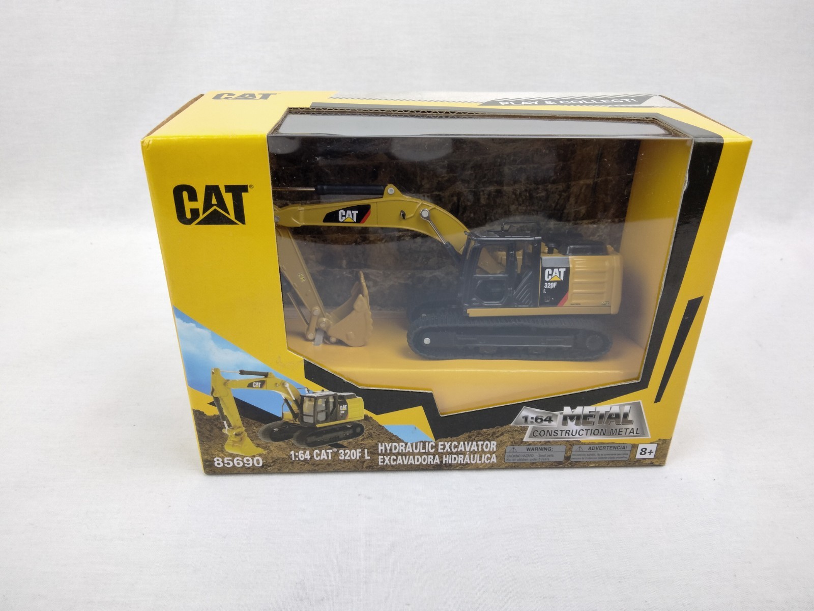 CAT 320 F L 1:64 Scale Model Hydraulic Excavator Construction Diecast 85690 NEW