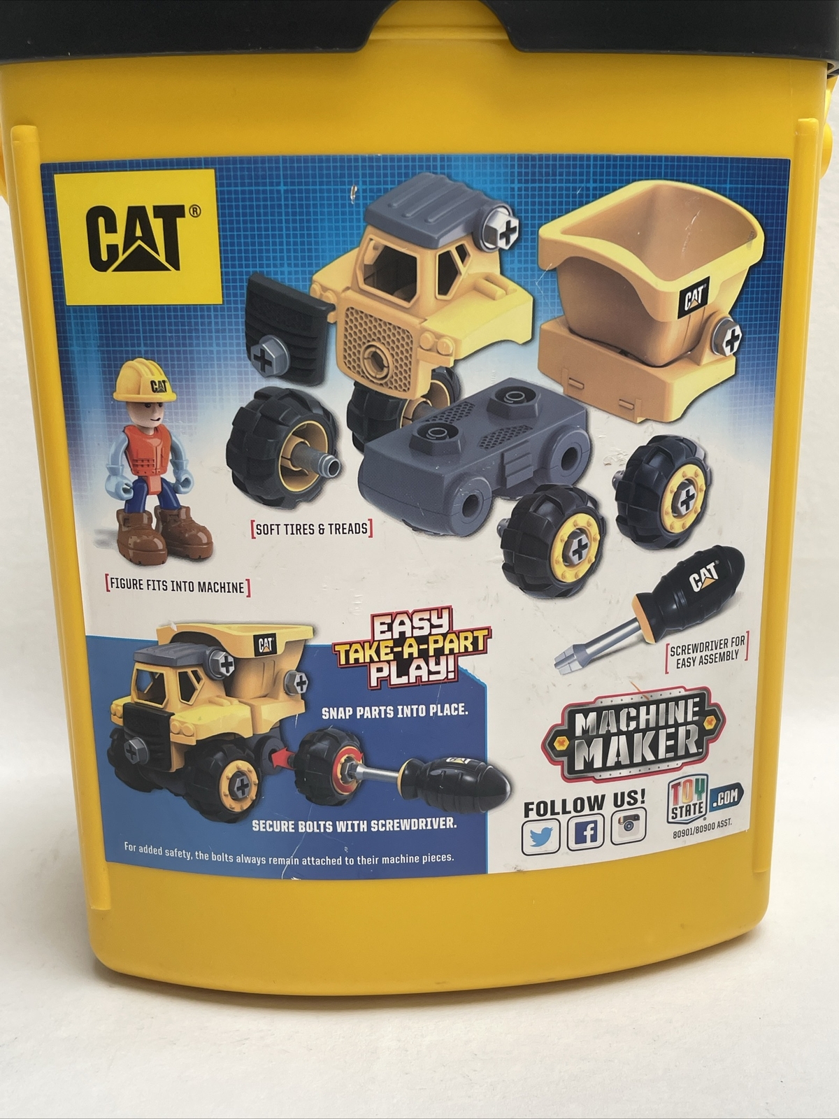 CAT Machine Maker Junior Operator Dump Truck Construction Assembly Kit