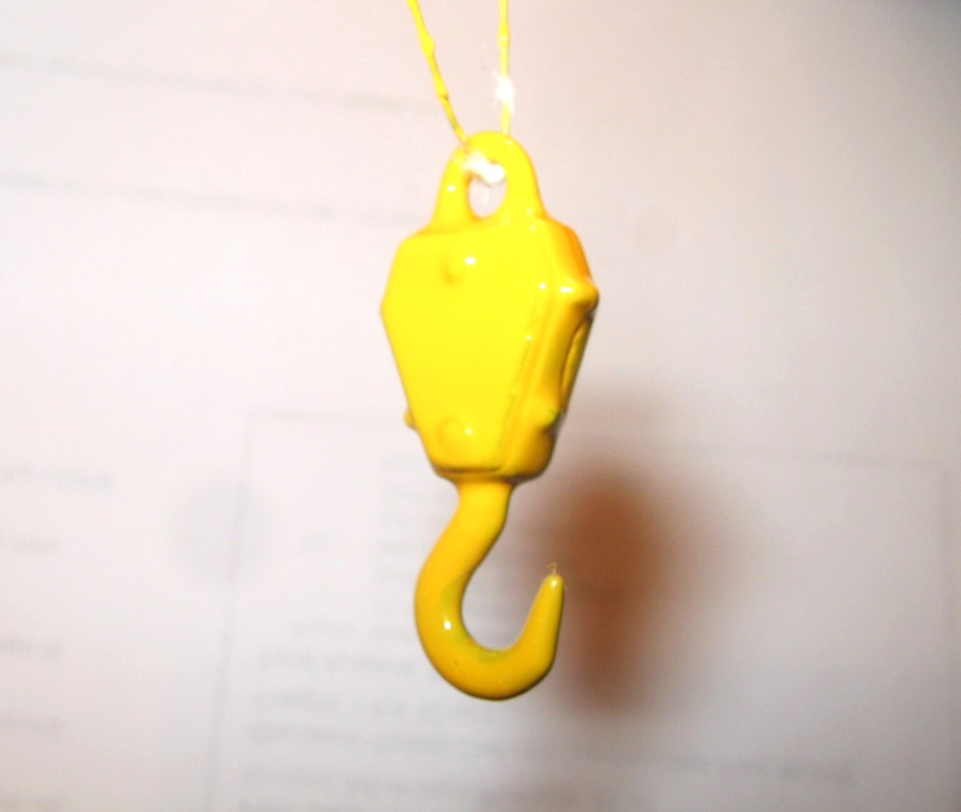 Joal PRTJ017 Crane Hook 150-250T – Safety Yellow – 1/50 Die-cast New