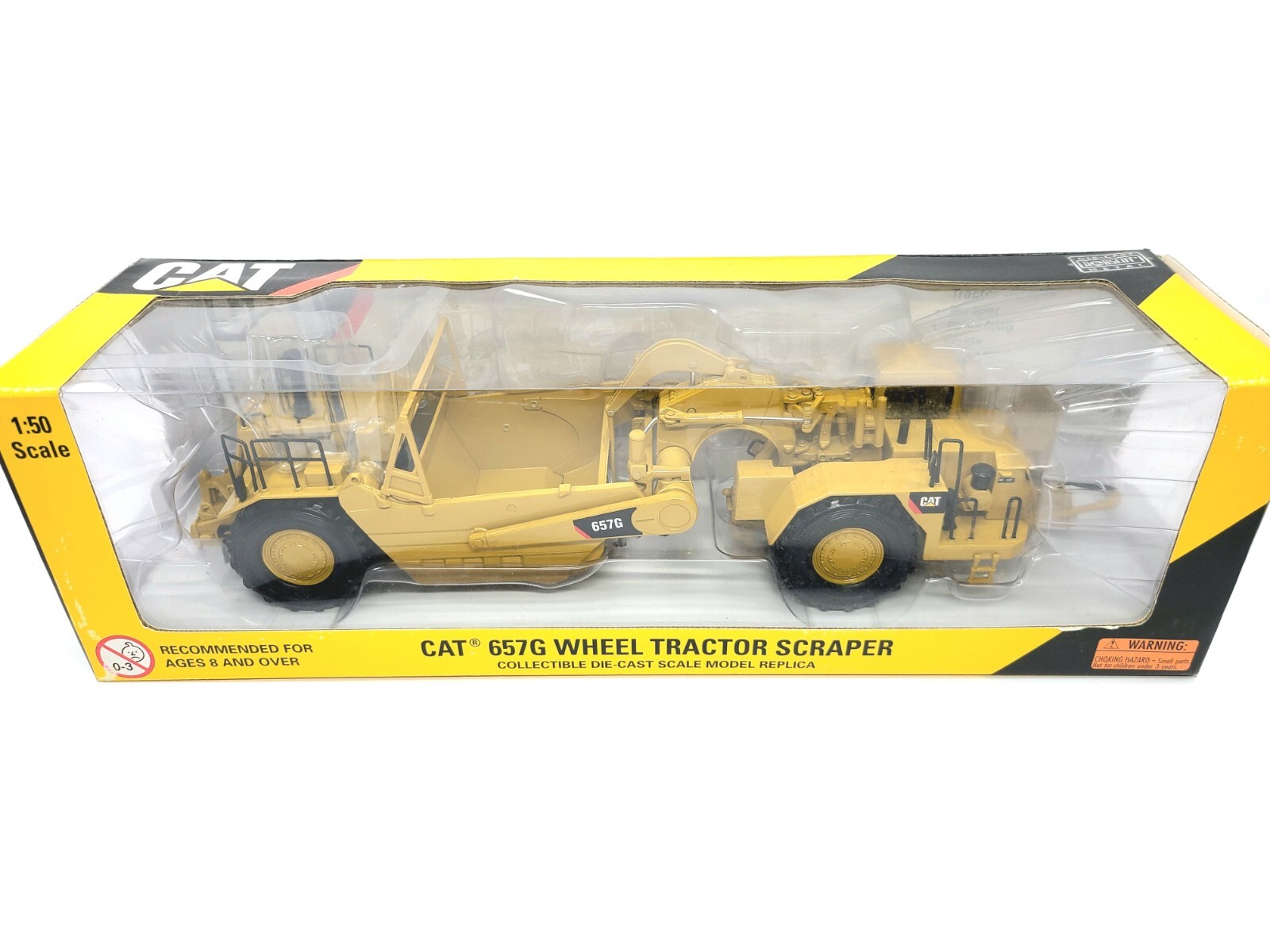 Caterpillar Cat 657G Wheel Tractor Scraper – Norscot 1:50 Scale Model #55175 New