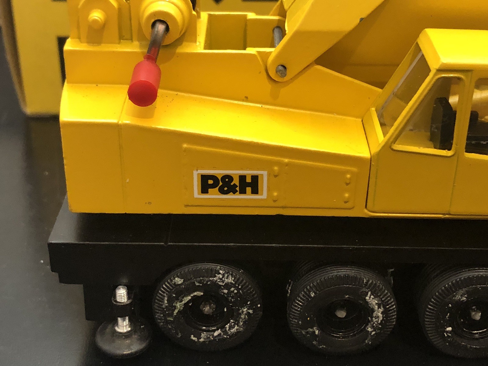 Gescha #3071 P&H T-1300 Hydraulic Truck Crane Diecast Model Boxed – Scale 1:50