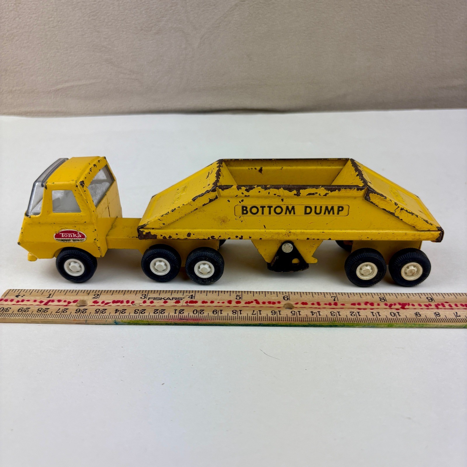 Vintage 1960s TONKA BOTTOM DUMP & Trailer 55160 & 55010 MOUND MINN