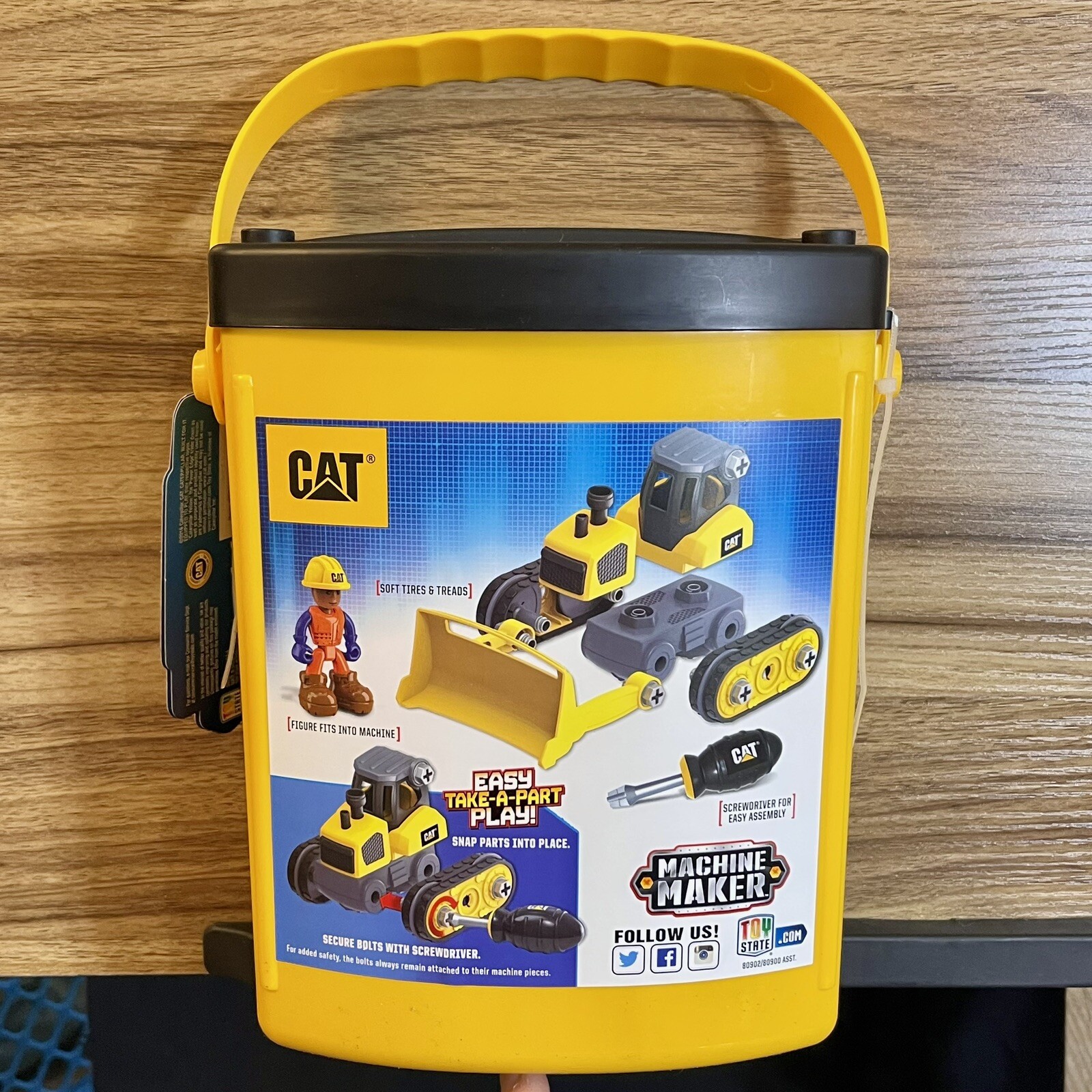 CAT Machine Maker Junior Operator Bulldozer Construction Assembly Kit