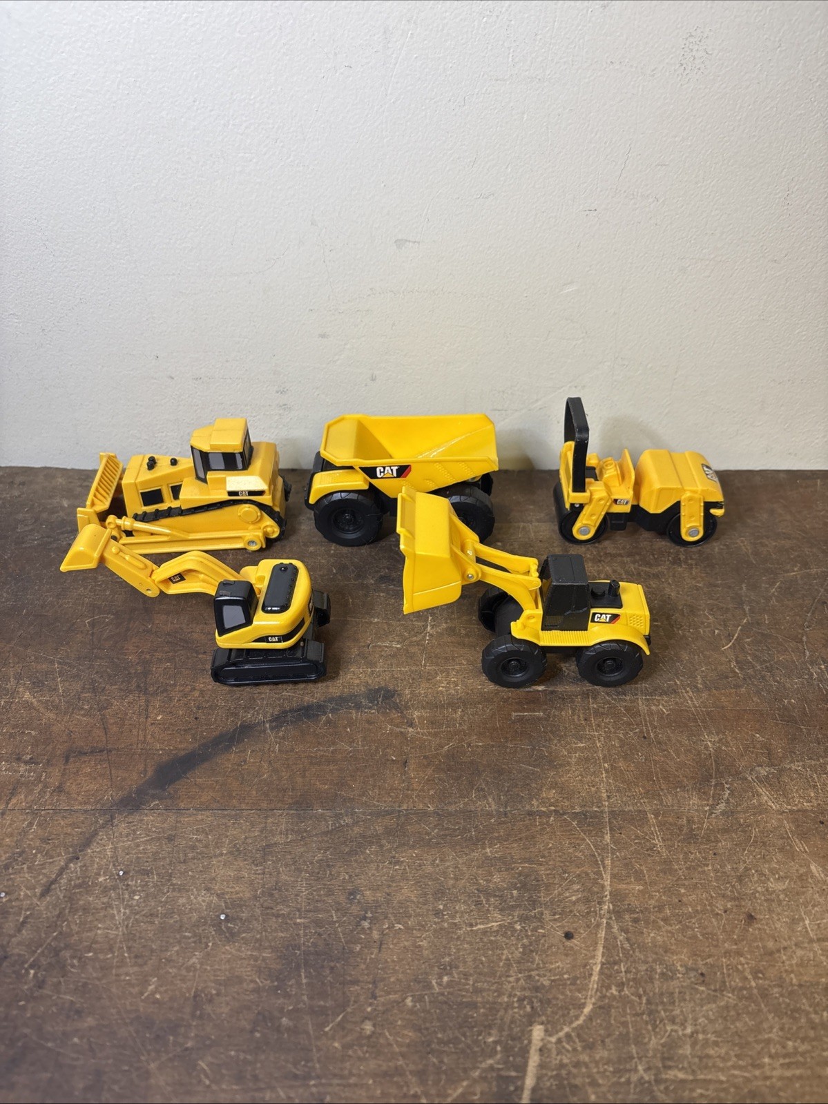 Lot 5 CAT Yellow Construction Equipment Toys 1:64