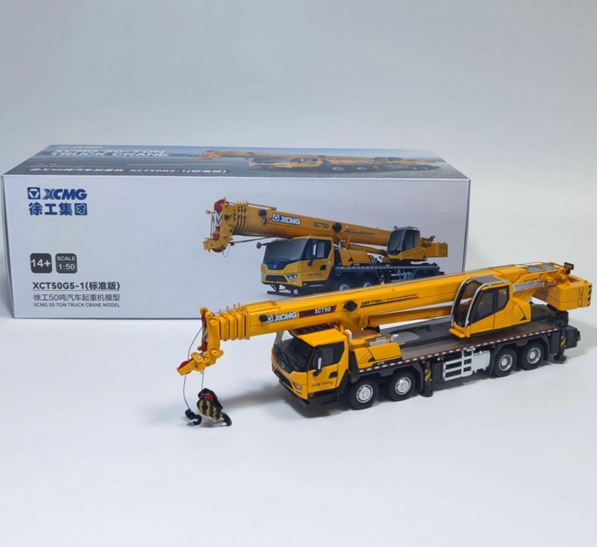 1/50 Scale XCMG XCT50G5-1 Truck Crane Diecast Model Toy Collection Gift NIB