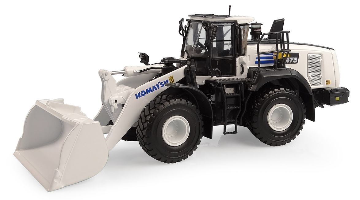 UNIVERSAL HOBBIES – KOMATSU WA475-10 Charger White Version – Limited to 75…