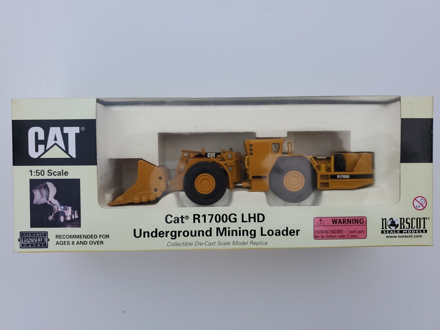 Norscot 55140 1:50 Scale CAT R1700G LHD Underground Mining Loader Die Cast