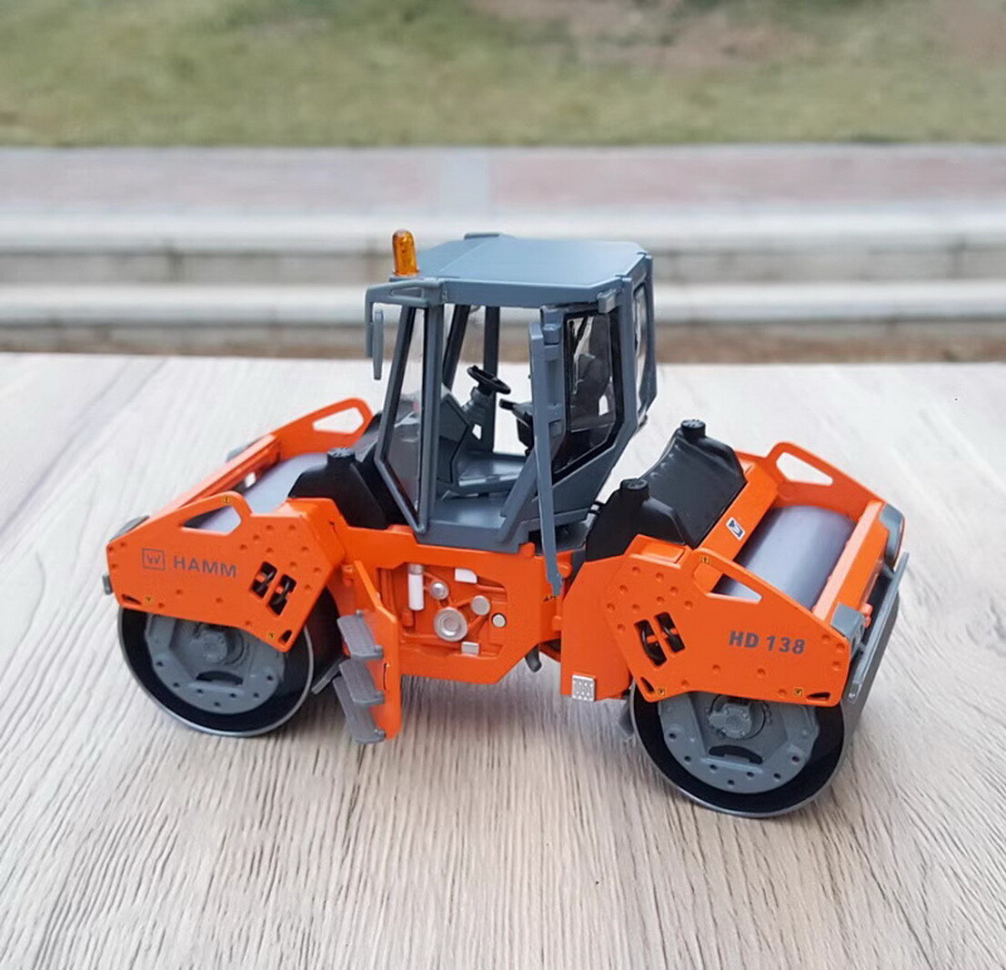 1/35 Scale Hamm Wirtgen HD138 Tandem Vibratory Roller DieCast Model Toy Gift
