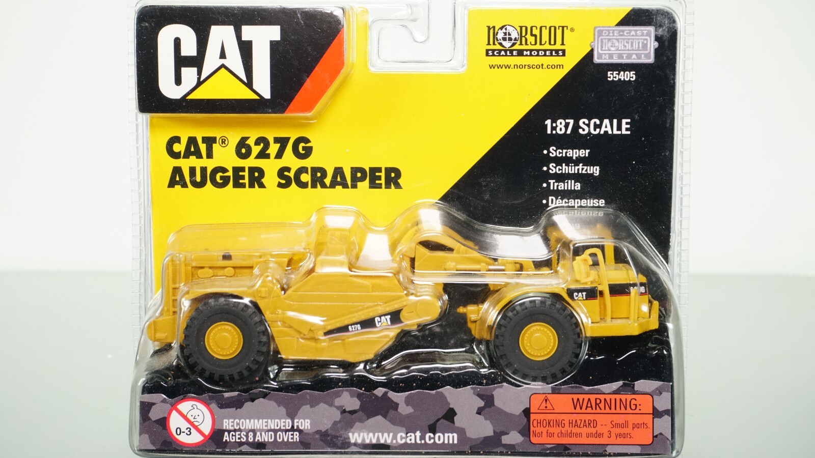 Norscot CAT 627G Auger Scraper 1:87 HO Scale