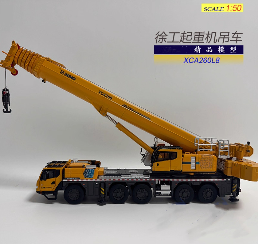 1:50 XCMG XCA260L8 ALL TERRAIN CRANE Construct Machine Equipment Diecast Model