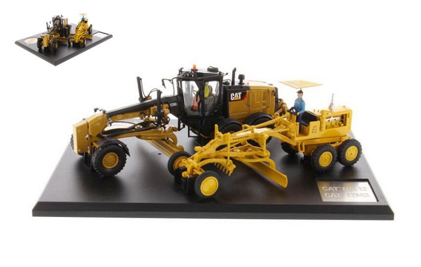 Cat 12 & 12m3 Motor Grader 1:50 Model DIECAST MASTERS