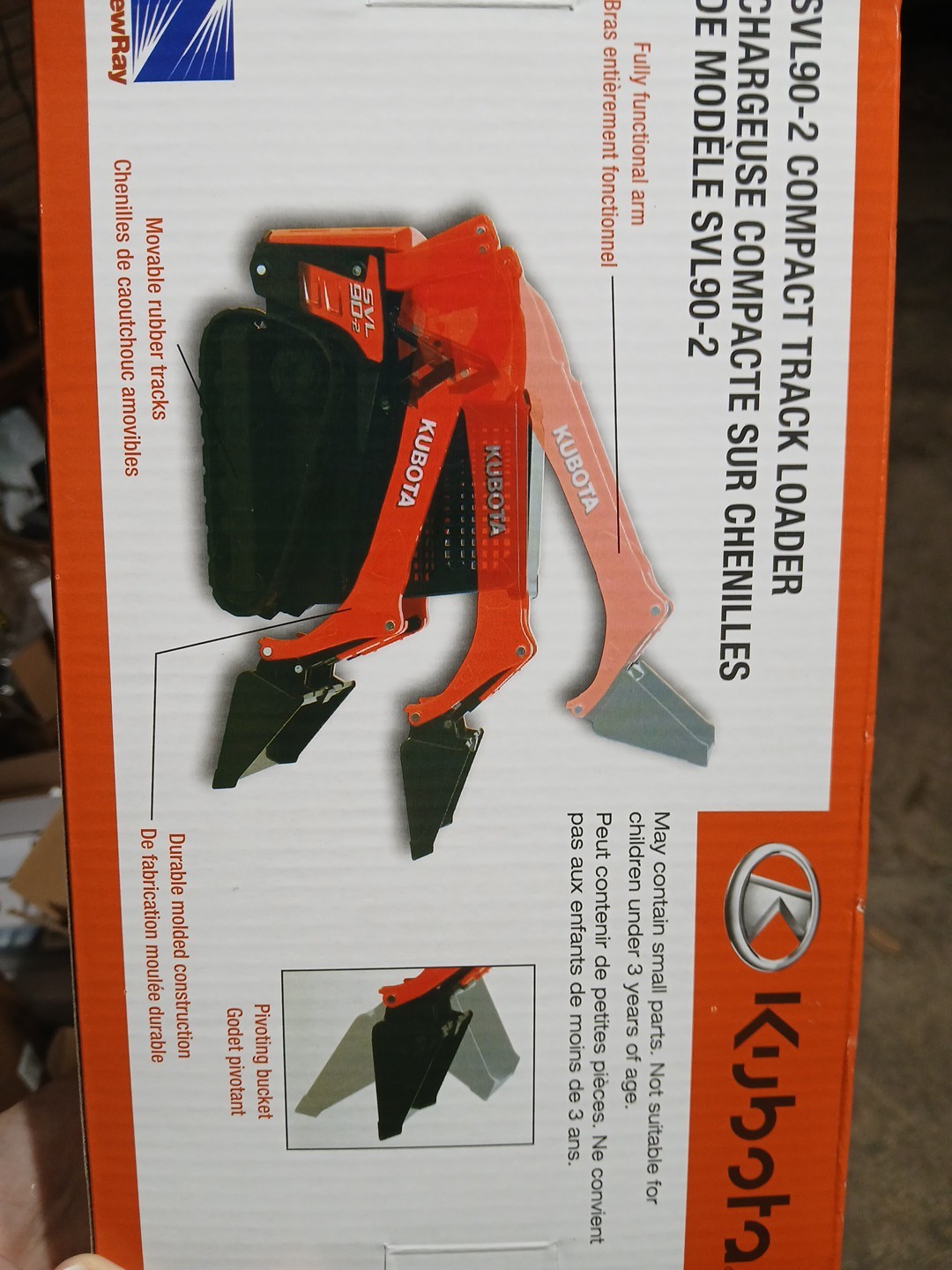 Kubota SVL90-2 Compact Track Loader 1:18 Scale,Contemporary Manufacture