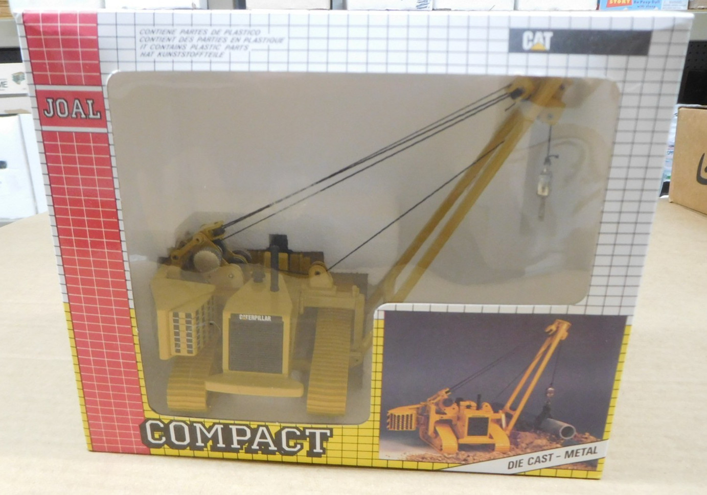 Joal Model Compact Caterpillar CAT C-591 Die-cast Metal Pipe Layer NEW
