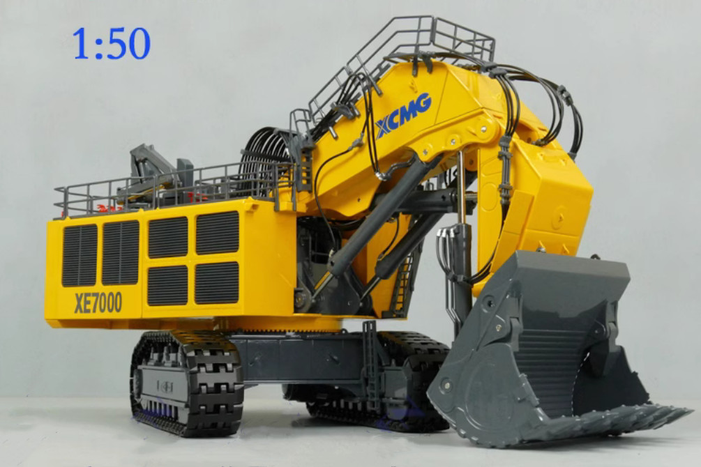 1:50 XCMG XE7000 Mining ExcavatorConstruction Machine Equipment Diecast Model
