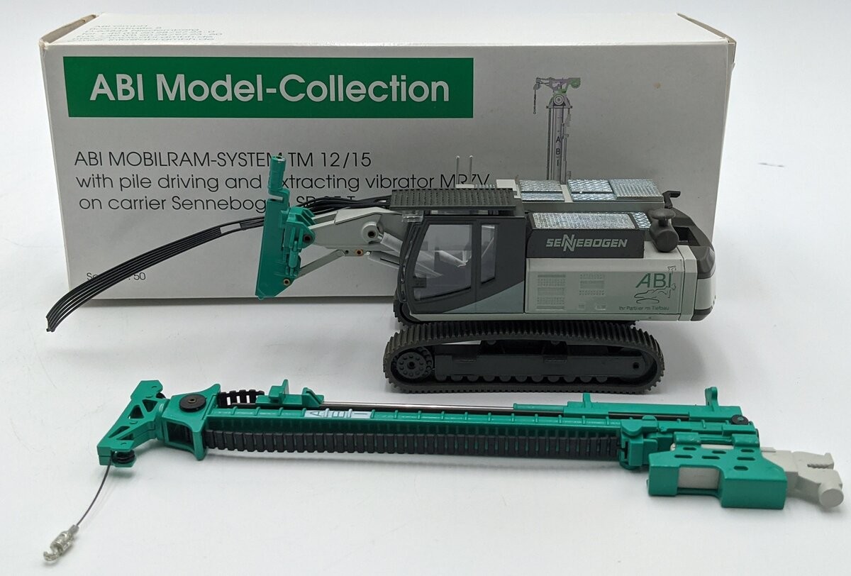 Conrad 2915 1:50 ABI Pile Driver On SR35T Sennebogen Base NIB