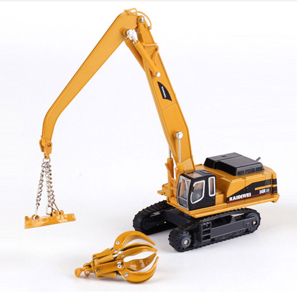 1:87 Material Handler Crane Construction Vehicle Diecast Model Toys for Boys
