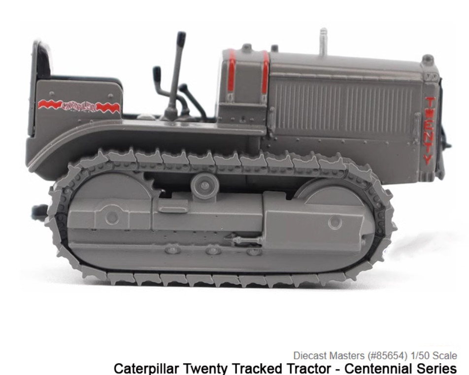 1:50 DM TWENTY TRACTOR 100YEARS Constuction Farm Machine Equipment Diecast Model