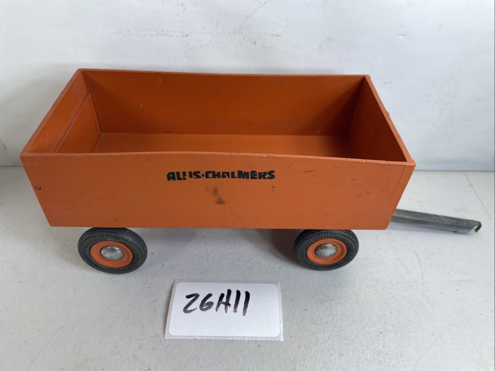 Allis-Chalmers Barge Wagon Plastic Vintage Toy Farming Agriculture 26H11