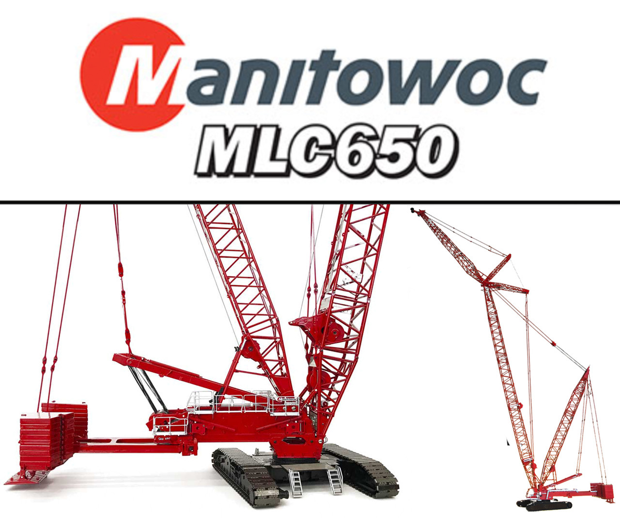 Manitowoc MLC650 Crawler Crane – 1/50 – Towsleys #TOS007