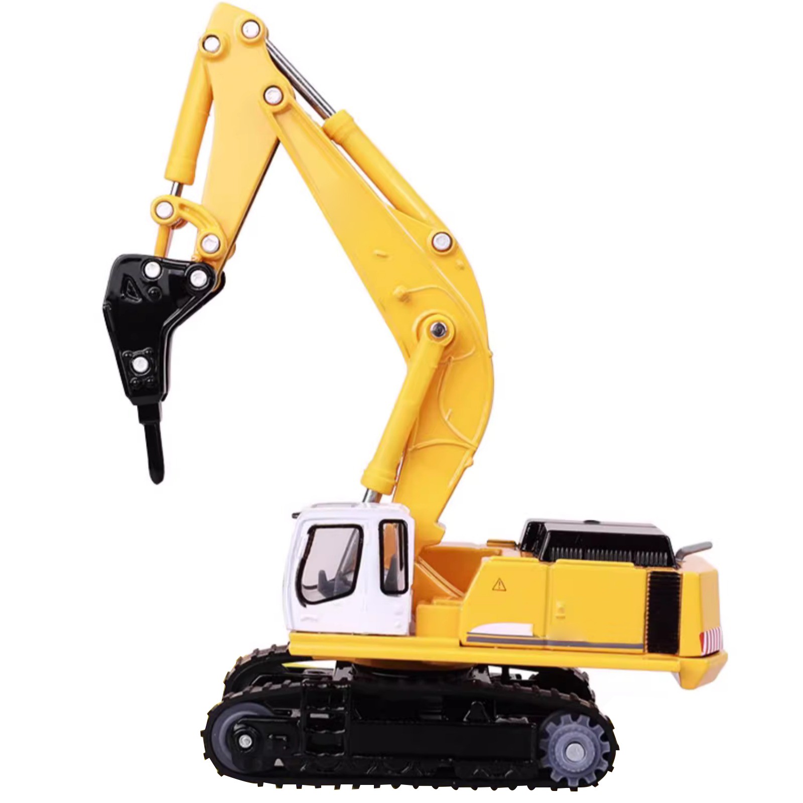 16.8cm Alloy 1/87 Tracked Broken Machine Construction Vehicle Model Ornament