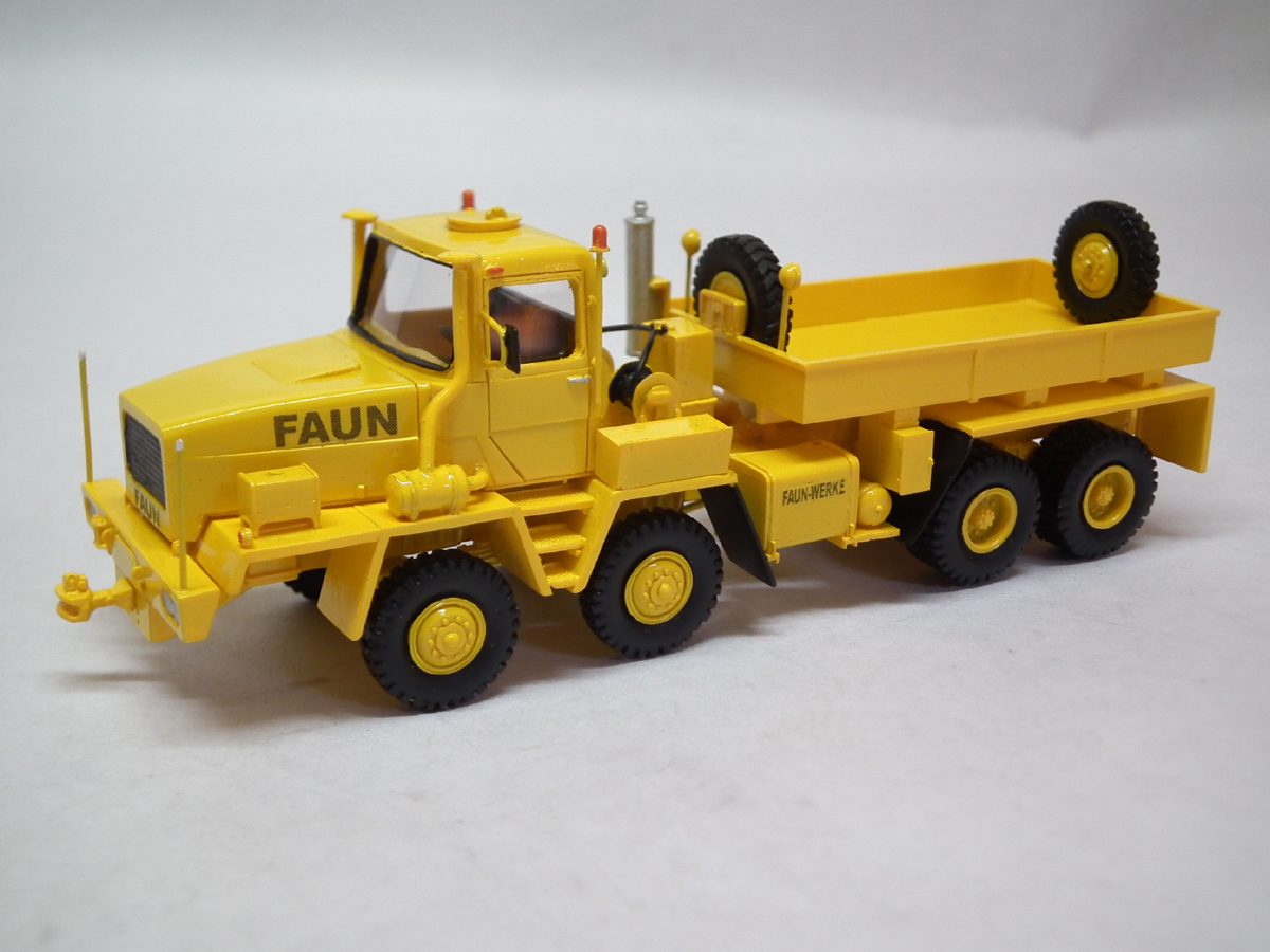 HO 1/87 FAUN HZ 46.40/49 8X8 – 1977 – Ready Made Resin Model