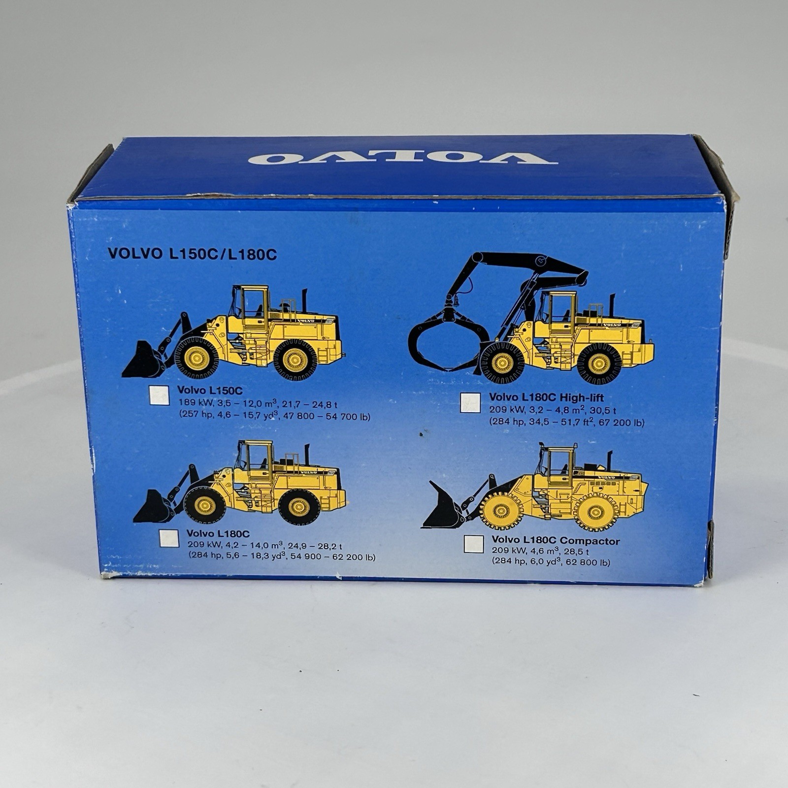Volvo BM L180C Compactor 1/50 Micro Link Microlink Scoop #1200 NOS Diecast