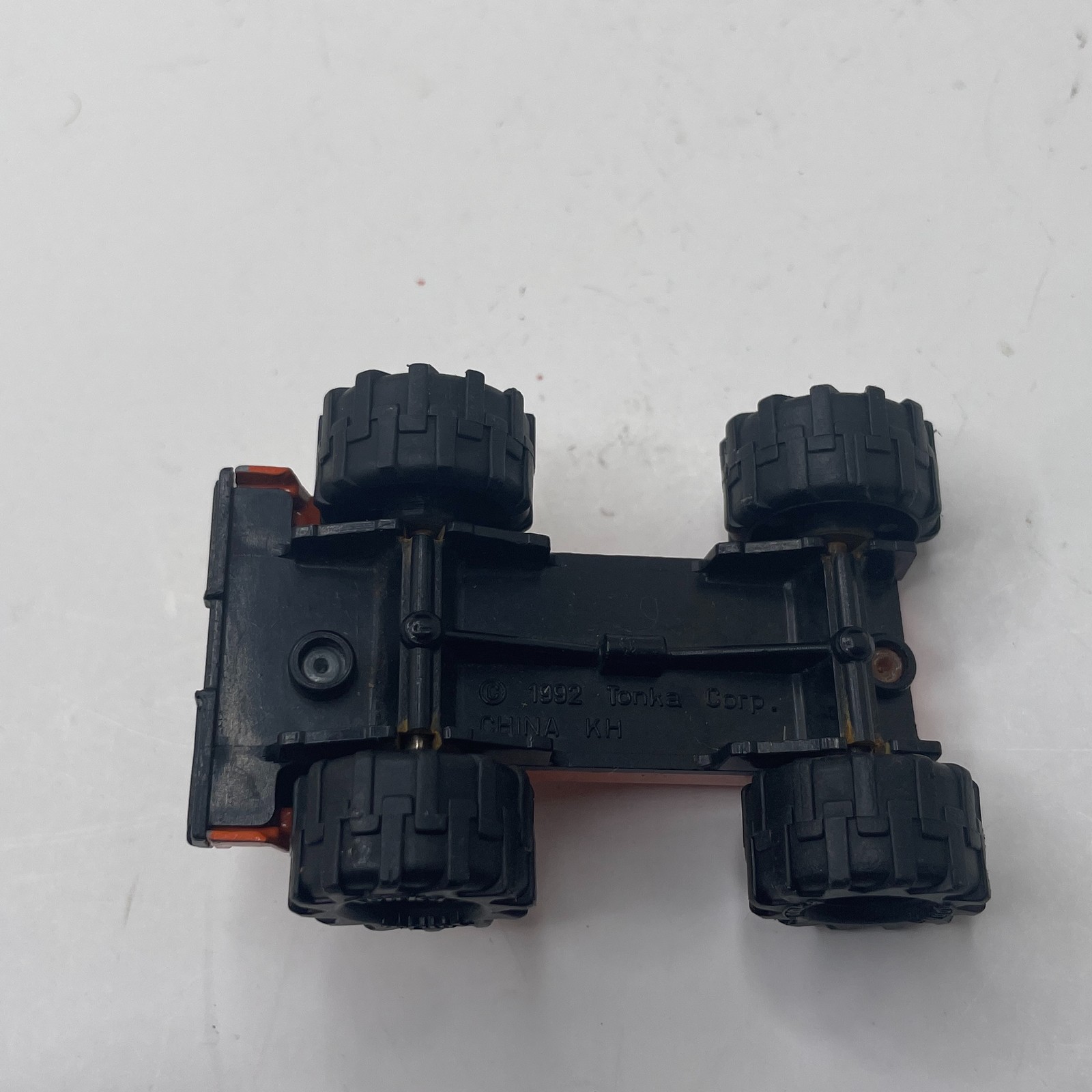 Orange 1992 Road Grader Construction Tonka Pressed Steel Body