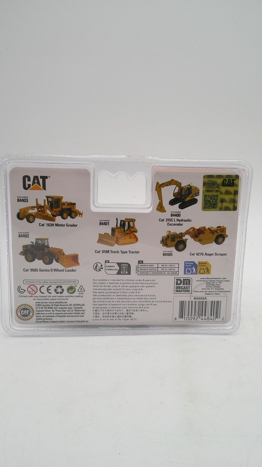 NEW Lot of 4 CAT 1:87 Scale Die Cast Real Replicas Wheel Loader, Excavator &More
