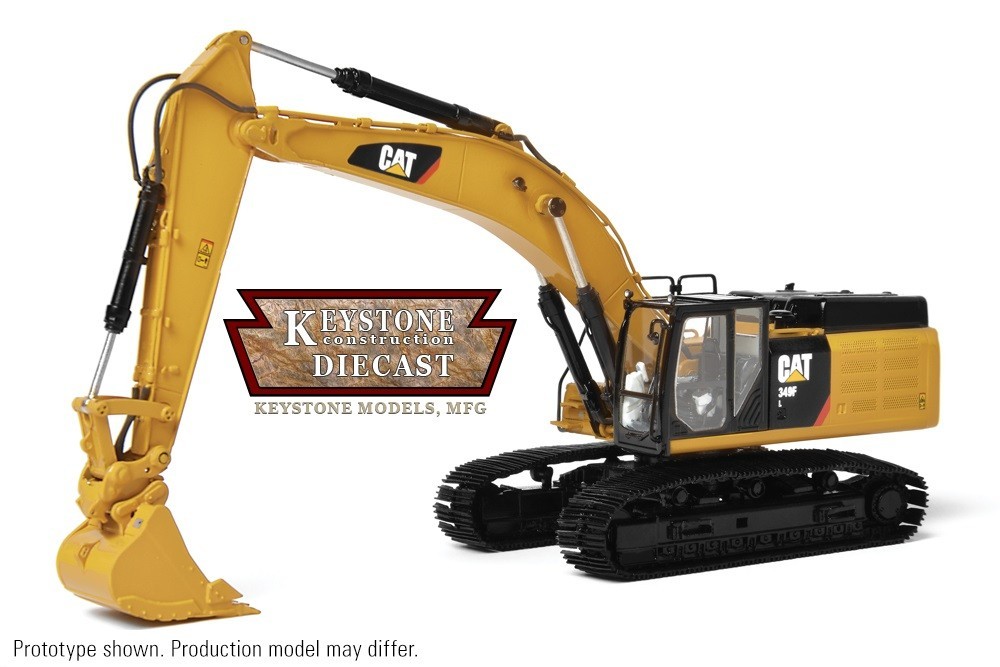 CCM CAT 349F L Excavator – Brass 250 Produced – Scale 1/87 – Released 2017 NIB