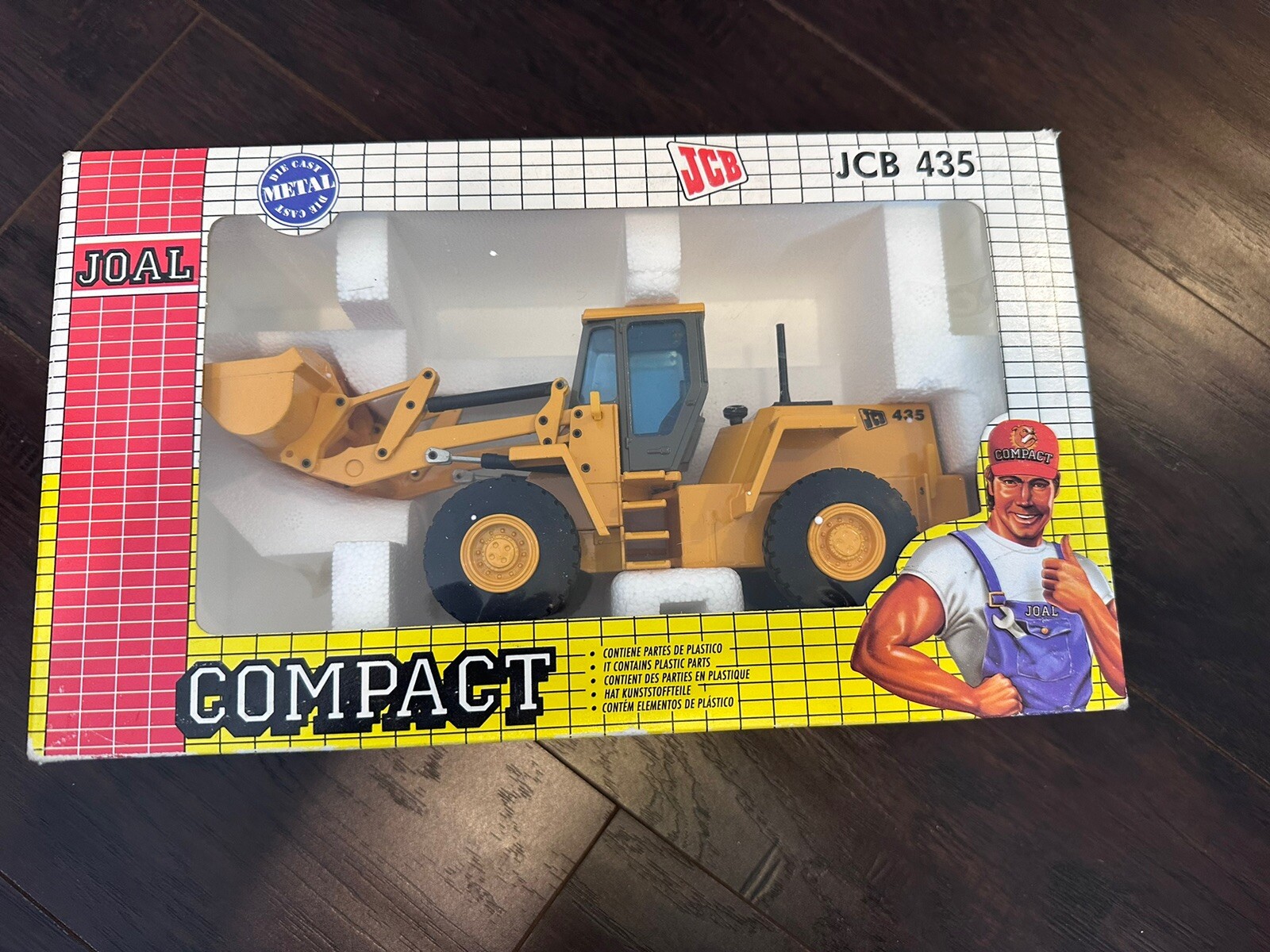 JCB 435 Loader – Joal Compact 1:35 in Box | Die Cast Metal
