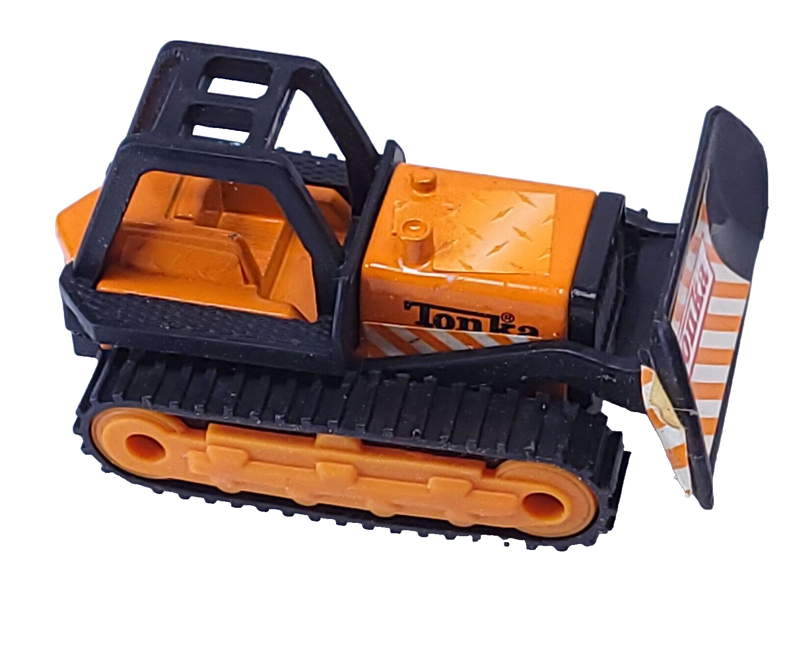MCDONALDS TONKA Mini Bulldozer Construction 2003 Orange Hasbro Happy Meal L3