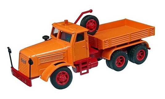 NZG 452-65 Kaelble KDV22 Z8T Historical Heavy Weight Truck – Orange 1/50 New