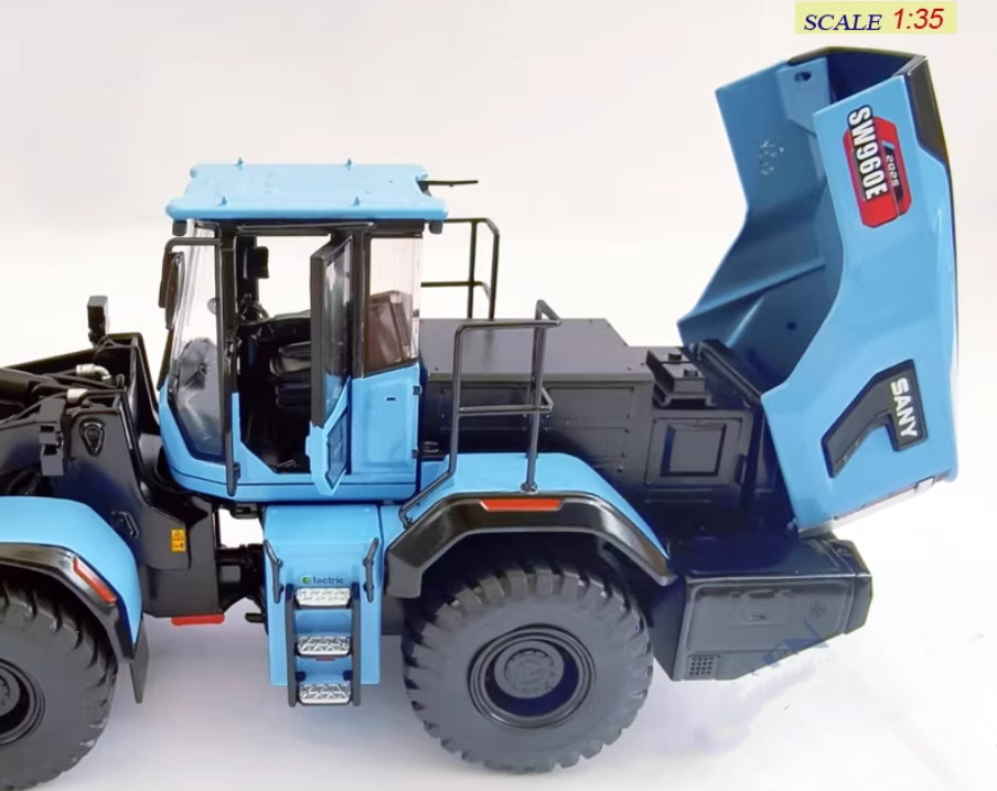 1:35 SANY SW960E Electric Loader Construction Machinery Equipment Diecast Model