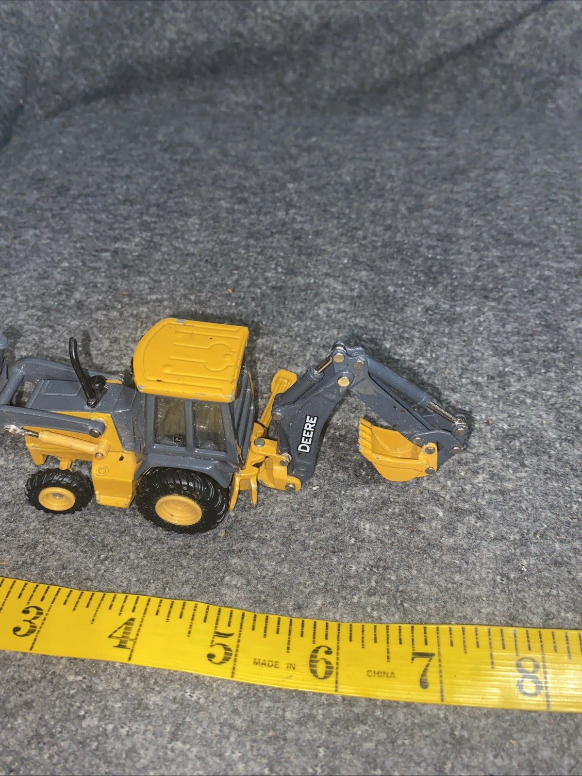 Ertl 1/50 Scale Diecast Yellow John Deere Construction 310 Backhoe Loader