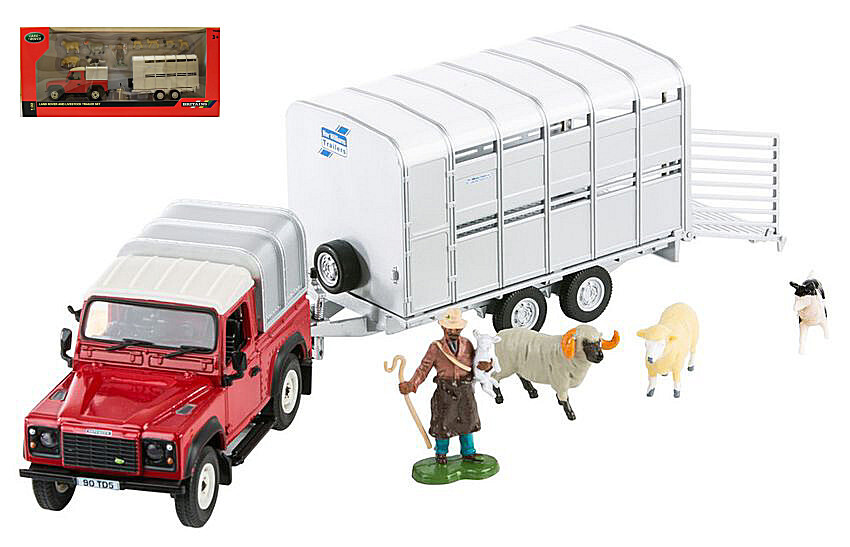 Britains LAND ROVER Farm FARMER SET 1:32 Scale Static Modeling Action Figure