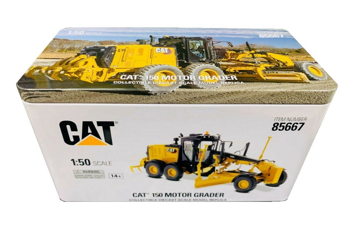 Cat 150 Motor Grader – High Line – Diecast Masters 1:50 Scale Model #85667 New