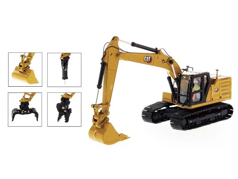 CAT 323 Hydraulic Excavator Next Gen 1:50 Scale Model – Diecast Masters 85657