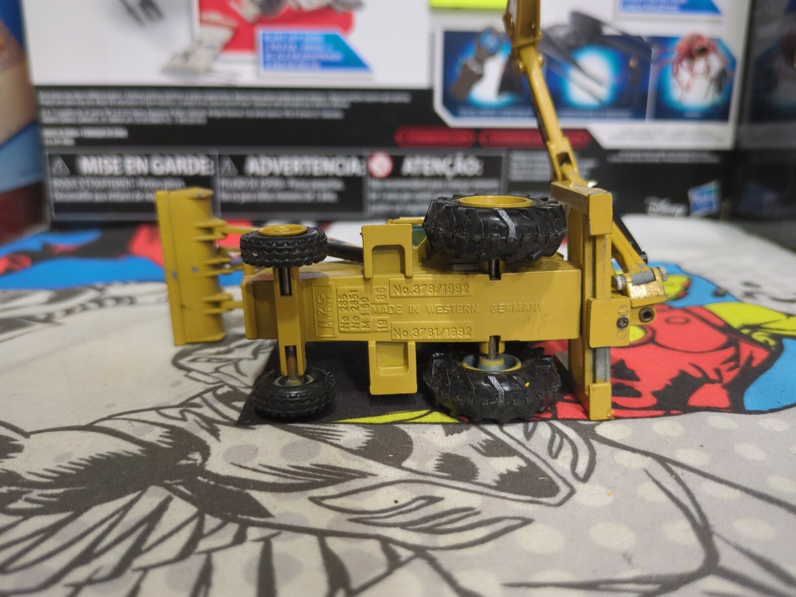 CAT 428 Baggerlader mit Hydraulikhammer 1:50 NZG Very Rare Very Nice