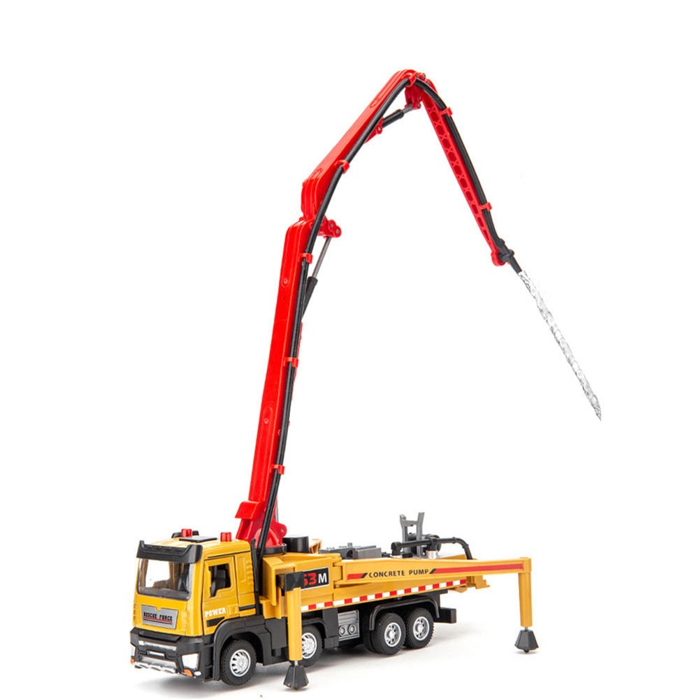 1/50 Concrete Pump Truck Toy Diecast Construction Equipment Model Toy Vehicle