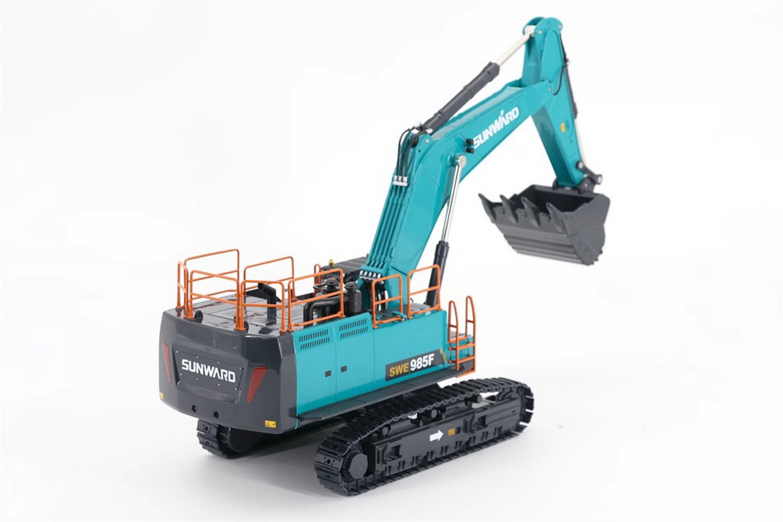 1/35 Scale SUNWARD SWE985F Mining Excavator Diecast Model Toy Gift NIB