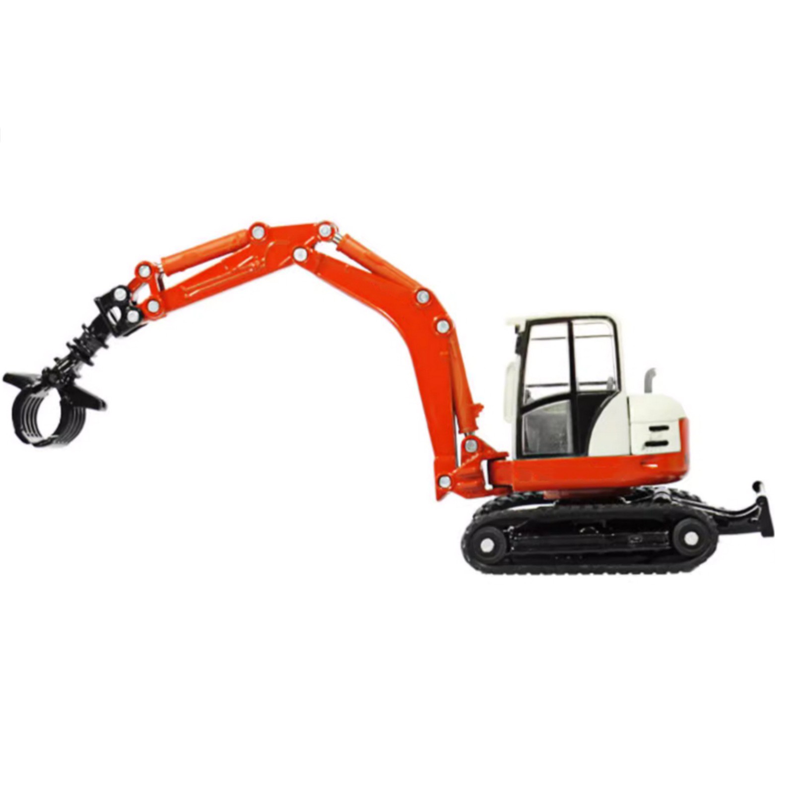 17cm Alloy 1/50 Tracked Wood Grabbers Construction Vehicle Simulation Model