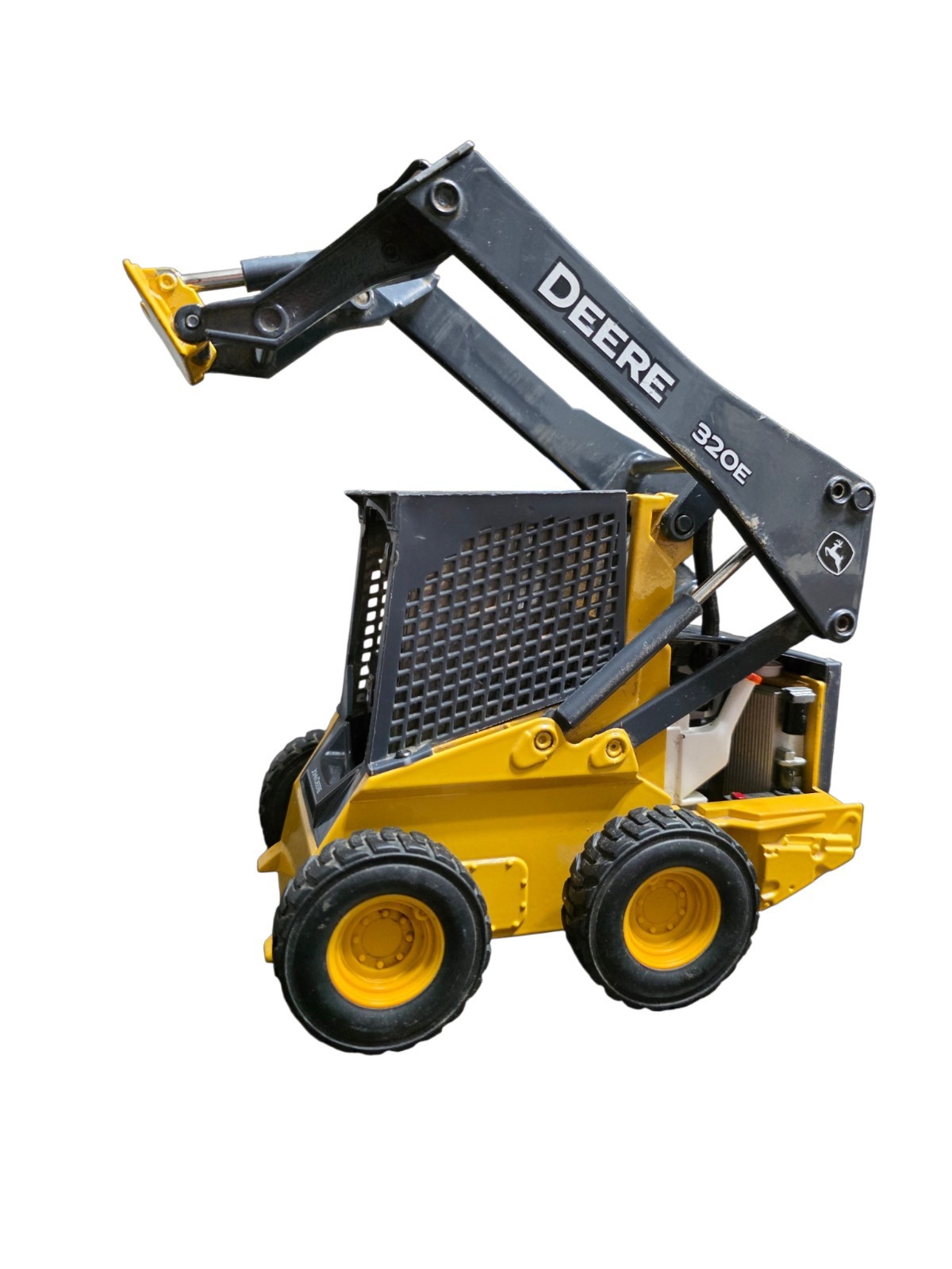 John Deere 320E Skid Steer 1:16 Ertl Prestige Diecast Loader Heavy-Duty READ