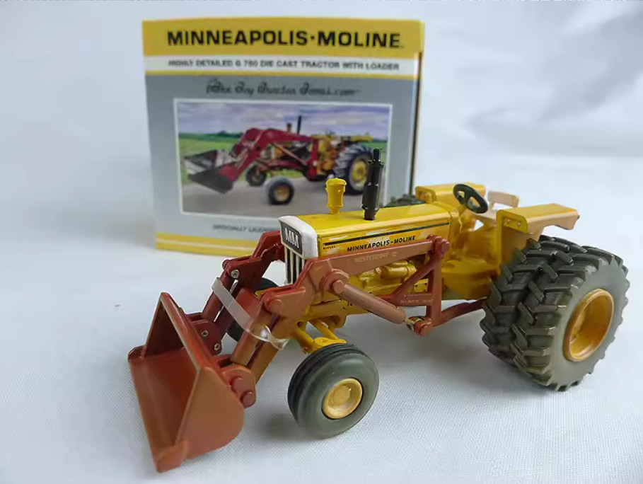 1:64 SpecCast ​CUST 1958 Toy Tractor Times MM G 750 Loader Duals Diecast Model
