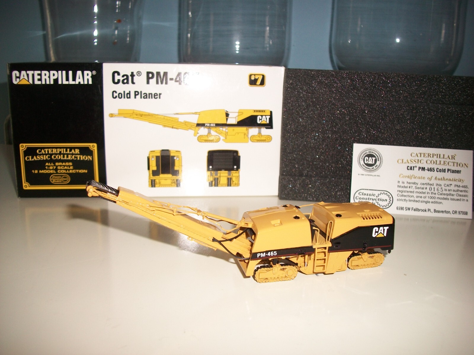 CCM Cat PM-465 Cold Planer All Brass 1:87 #165 Of 1000