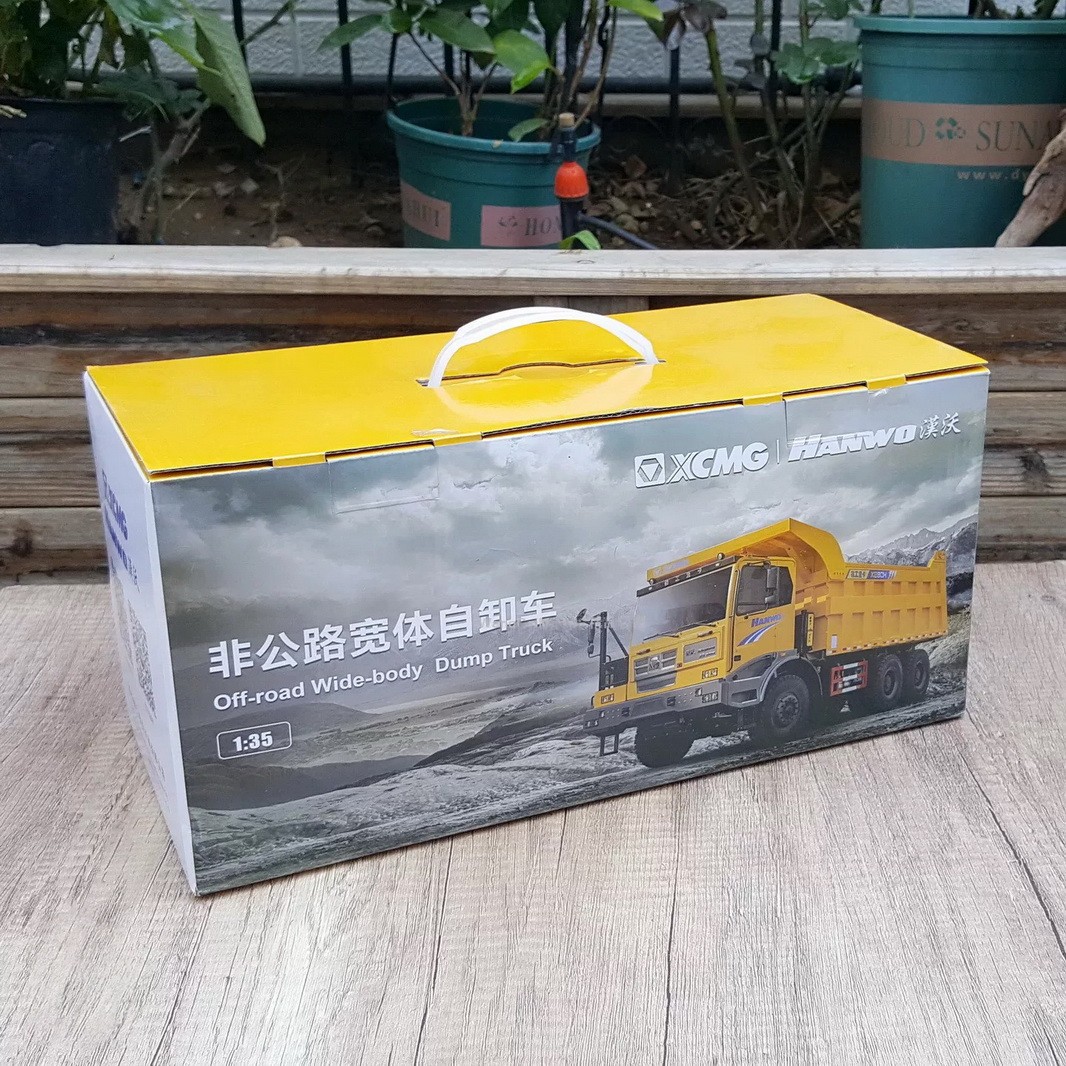 1/35 Scale XCMG XG90H Hanwo Off Highway Wide Body Dump Truck Diecast Model
