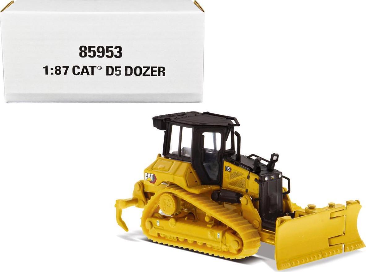 CAT Caterpillar D5 Track-Type Dozer Fine Grading Undercarriage and Blade 1/87 HO